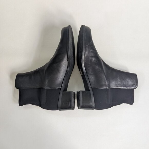 Stuart Weitzman Women's Easy On Reserve Leather Chelsea Boot Size 9.5 Black - Picture 5 of 8
